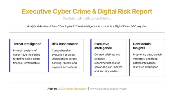 Executive Cyber Crime & Digital Risk Report cover