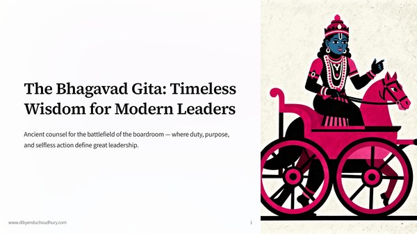 The Bhagavad Gita: Timeless Wisdom for Modern Leaders — e-book cover